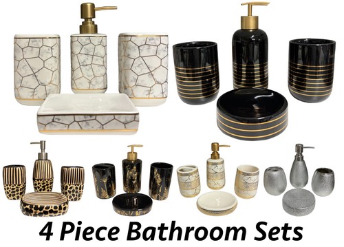 Set accessori bagno pezzi - accessori,