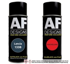 Kit bomboletta spray vernice auto Lancia 133B Blu Aviatore Felice vernice base metallizzata trasparente