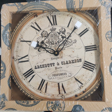 Vintage style wall clock - wall,