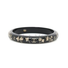 CHANEL Bracelet Bangle Noir