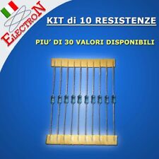10 x RESISTENZA Resistore 1/4W 1% FILM METALLICO 0.25W - PRECISIONE METAL FILM
