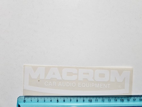 Adesivo macrom car audio - adesivo,
