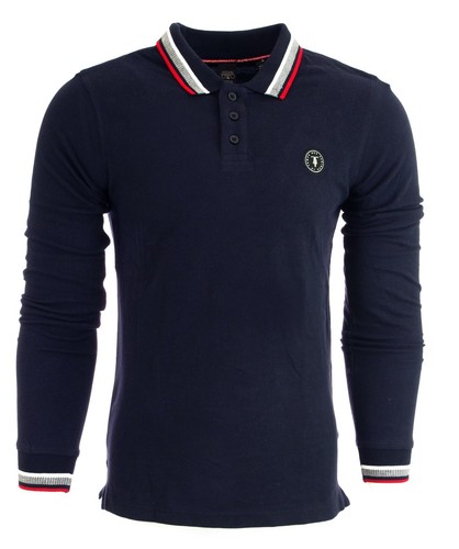 Polo maniche lunghe - polo, blu