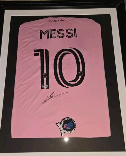 Messi inter miami autografata - messi,
