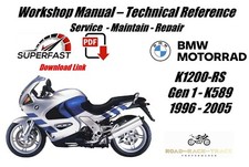 BMW K1200RS K1200 RS MANUALE
