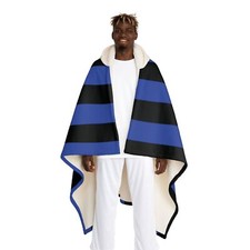 Coperta nerazzurra in pile con