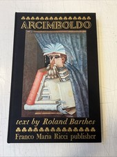 Roland Barthes ARCIMBOLDO Franco Maria Ricci 1980 - testo in inglese
