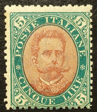 Italia regno lire 1889 - italia,