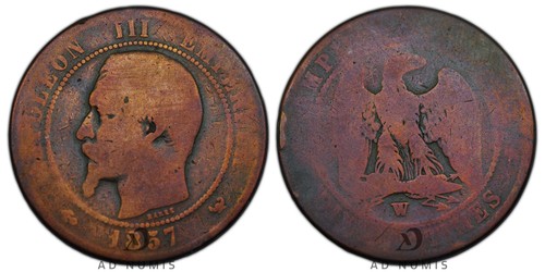 Francia centimes napoléon - 10,