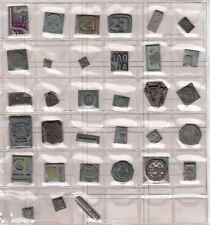  LOTTO 33 CARATTERI TIPOGRAFICI IN PIOMBO CLICHE' Anni '40 da TIPOGRAFIA DITTE 