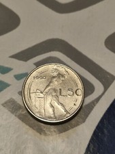 50 Lire 1990 Piccole Errore di