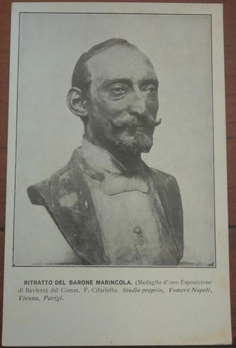 Cartolina barone marincola - barone,