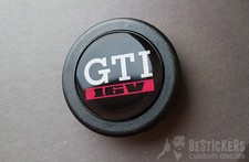 pink GTI 16v golf mk2 II horn button claxon clacson volante Steering lenkrad