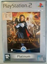 ??PLAYSTATION 2 Signore degli Anelli Ritorno Re Due Torri Terza Era + Regalo