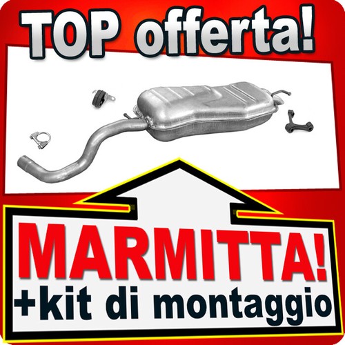 Silenziatore posteriore per - silenziatore,