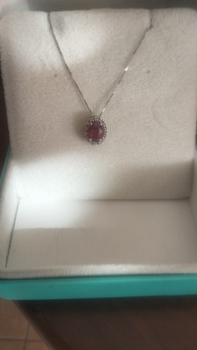 Collana rubino oro 18kt - collana,