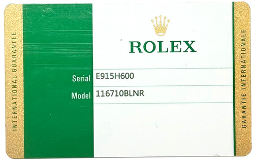 Rolex batman 116710blnr - rolex,
