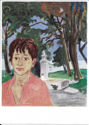 Erich heckel firmata - heckel, testa