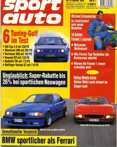 Sport auto 1994 ferrari 348 - 02/1994,