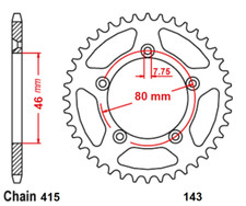 CORONA  CHT 143C DENTI 44 APRILIA 50 AF1 ETX TUAREG  RED ROSE RX RALLY WIND  REA