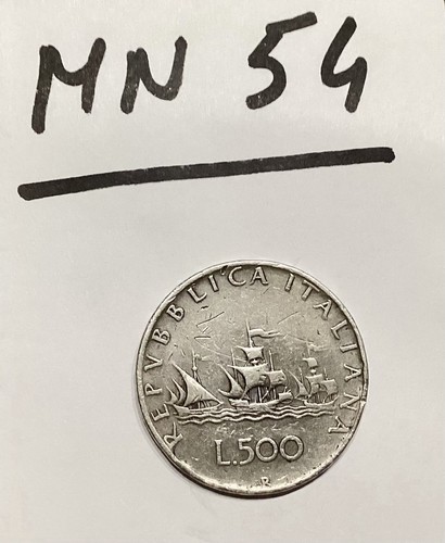 Moneta repubblica 500 lire - moneta,