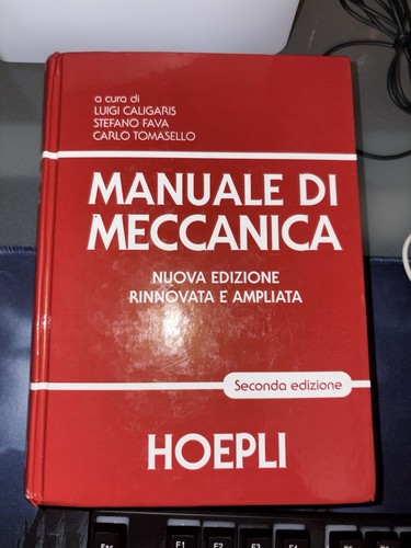 Manuale meccanica hoepli - manuale,