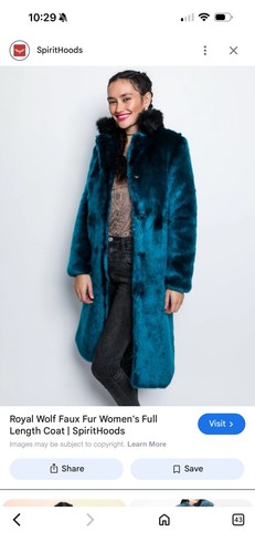 Cappotto pelliccia sintetica