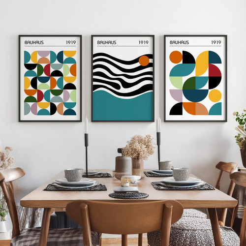 Set bauhaus arte - stampa, su