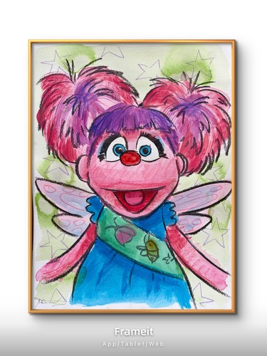 Dipinto originale abby cadabby - dipinto,