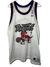 Canotta nba Champion  Vintage Toronto Raptors White 95/96 # 7 Robertson. Rare
