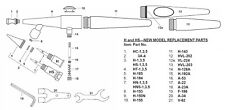 Ricambi e accessori per aerografo Paasche H / HS - SCEGLI IL RICAMBIO