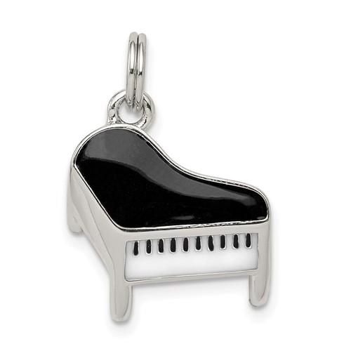 Ciondolo pianoforte smaltato