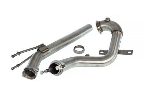 Downpipe acciaio inox per - acciaio,