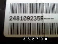 2017 DACIA SANDERO INSTRUMENT