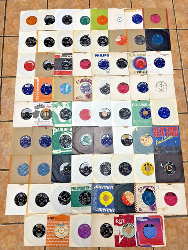 Vinyl single records - x,