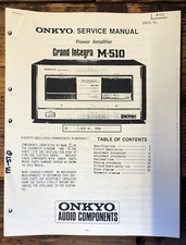 Onkyo M-510 Amplificatore