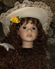 Moda bambola, cappello, lino