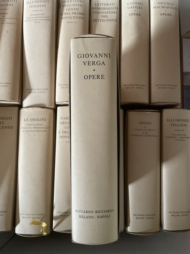 Libro giovanni verga opere - libro,