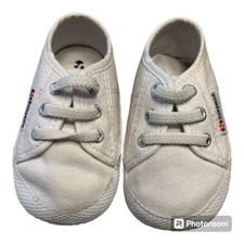 PROMO! SUPERGA - Scarpe / Scarpine di tela bianco neonato/a numero 19