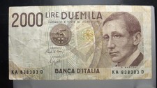 Banconota 2000 Lire Marconi
