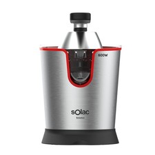 Solac - Spremiagrumi elettrico Solution 600W, In acciaio inox, Professionale, 2 