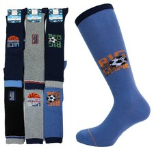 Enrico Coveri 6 Paia Calze LUNGHE Bimbo Calzino Ragazzo caldo cotone BL9ASS