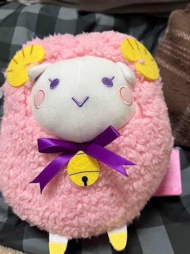 Peluche pecora rosa