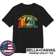 Maglietta Il fango chiama e devo andare motocross moto dirtbike moto