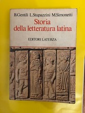 Storia della letteratura latina Editori Laterza
