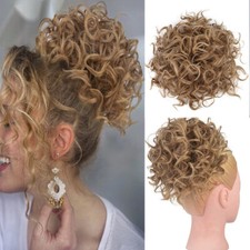 Messy Curly Bun coda di