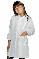 GREMBIULE ISACCO Divisa UNISEX Bambina Bambino Asilo Scuola Materna Bianco 00200