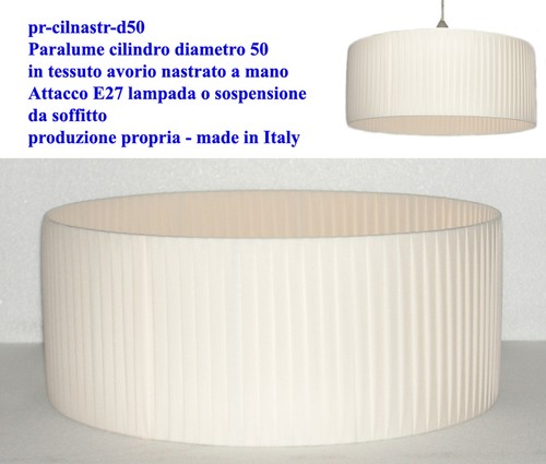 Paralume cilindro d50