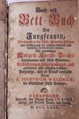 Joseph waldner libro - -, a