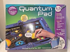 QUANTUM PAD Learning System 30025 di Leap Frog 8-11 anni vintage 2002 *NUOVO/APERTO B